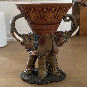 Elephant Plant/Candle Holder